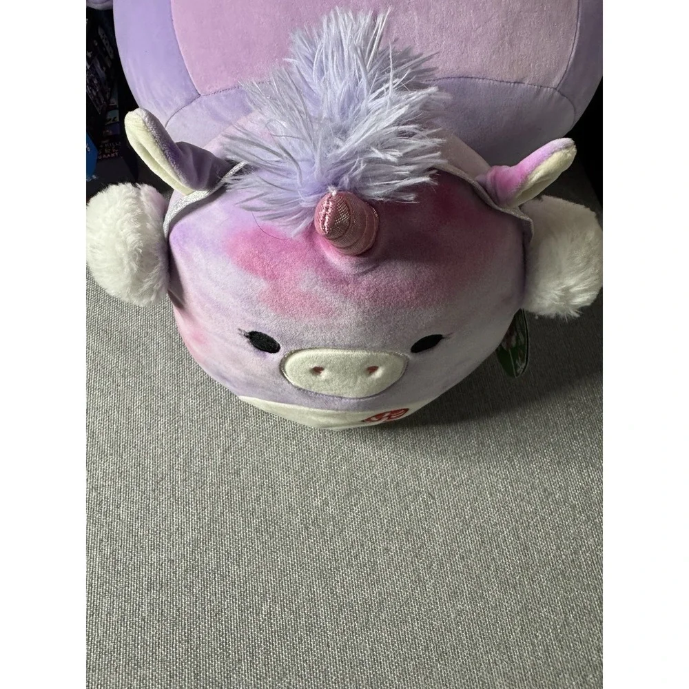 Original Squishmallows 2021 Lola The Skiing Holiday Unicorn